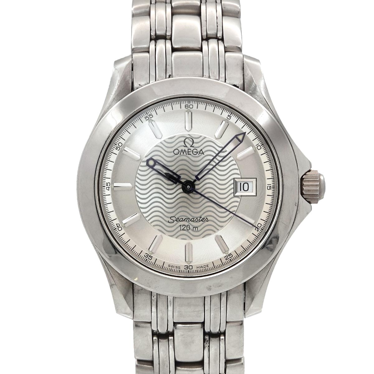 Seamaster 120 2511 31 Date Quartz Silver Dial Mens Watch