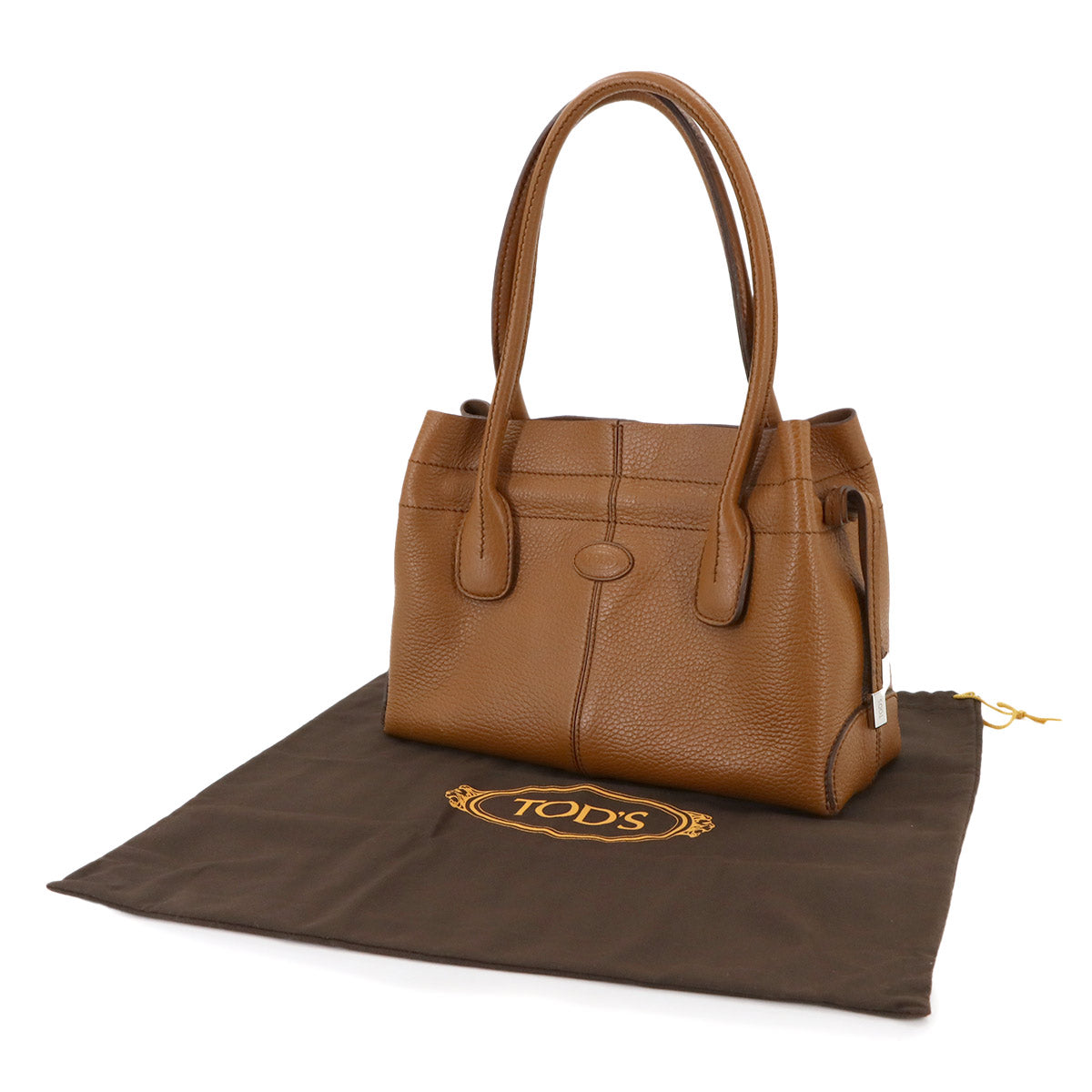 Joy Restyled D Bag Tote Bag Leather Brown Purse
