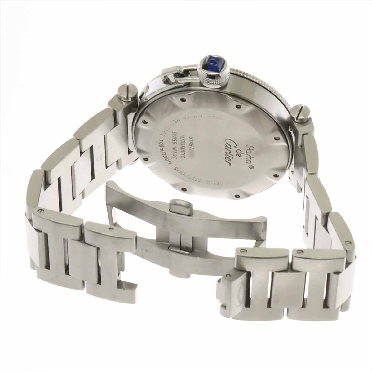 Pasha Seatimer W31080M7 Automatic Date Silver Dial Mens Watch