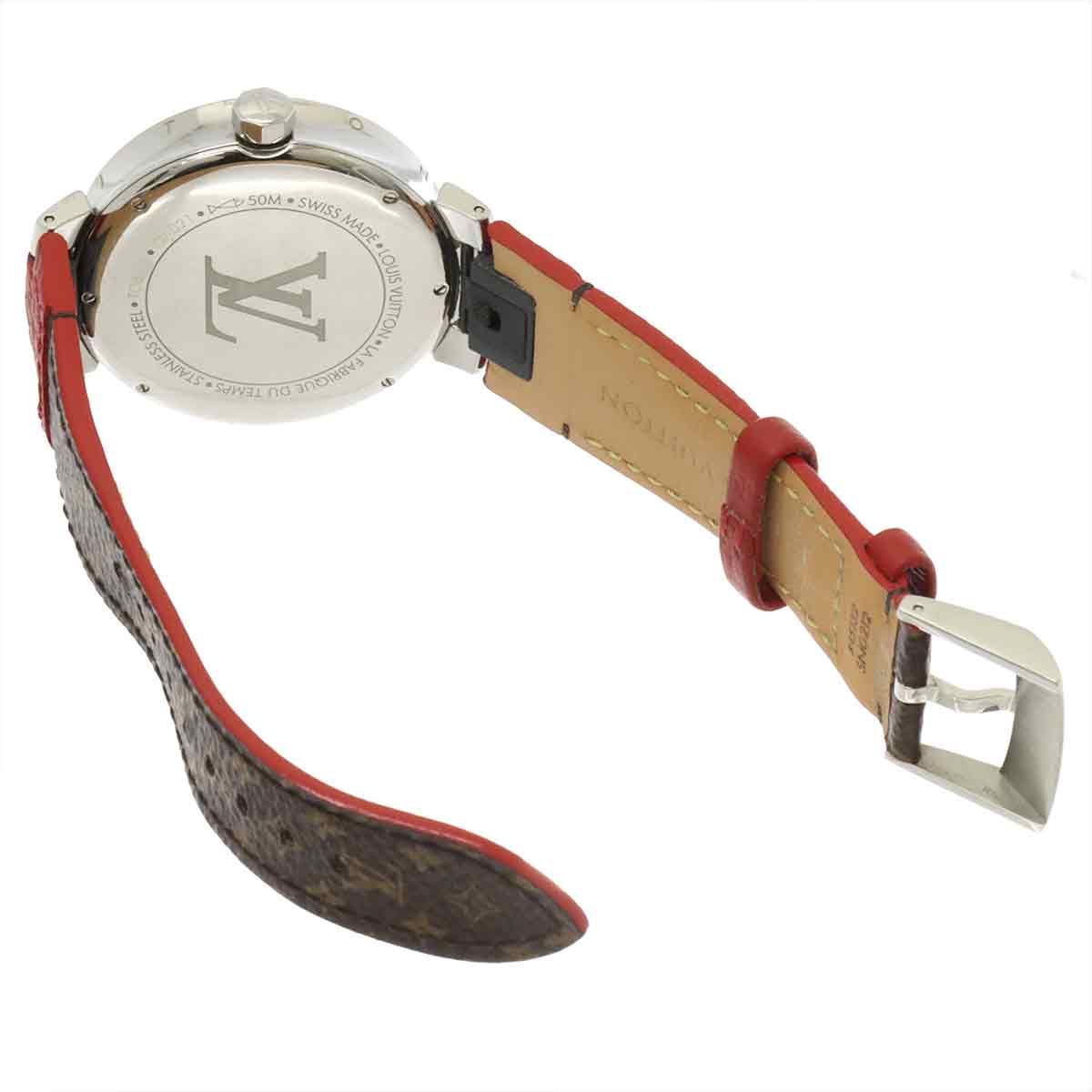 Tambour QA021 Diamond White Dial Quarts Mens watch