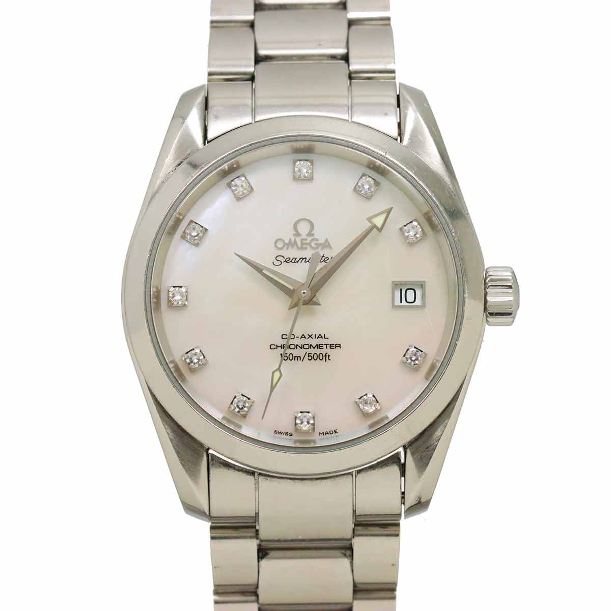 Seamaster Aqua terra Co-Axial 2504 75 White Shell Dial