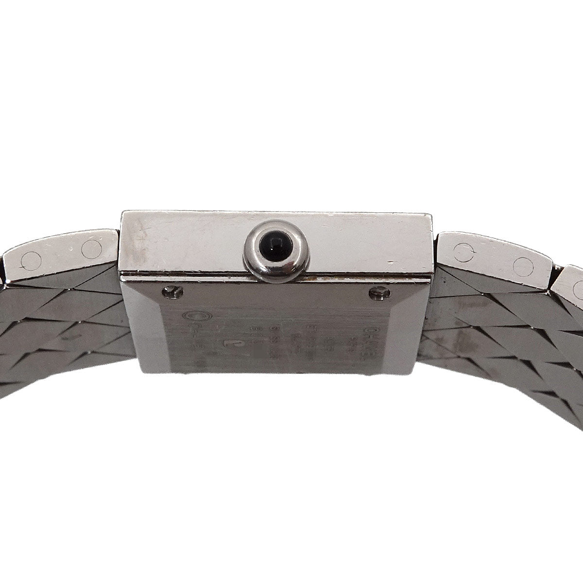 Matelasse H0489 Bezel Diamond Quartz Black Dial Ladies Watch