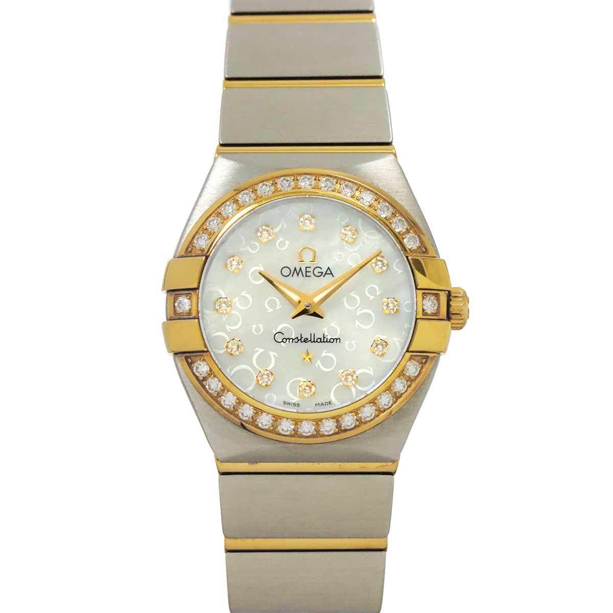 Constellation 123 25 24 60 55 010 Bezel Diamond K18YG Quartz