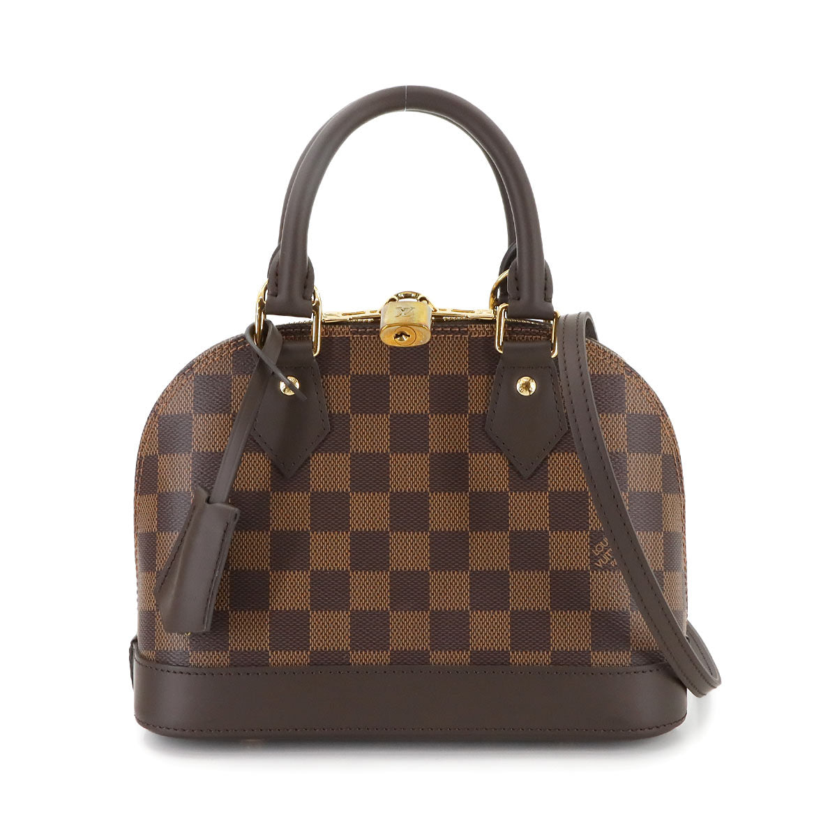 Damier Alma BB Hand Shoulder Bag Ebene N41221 Purse