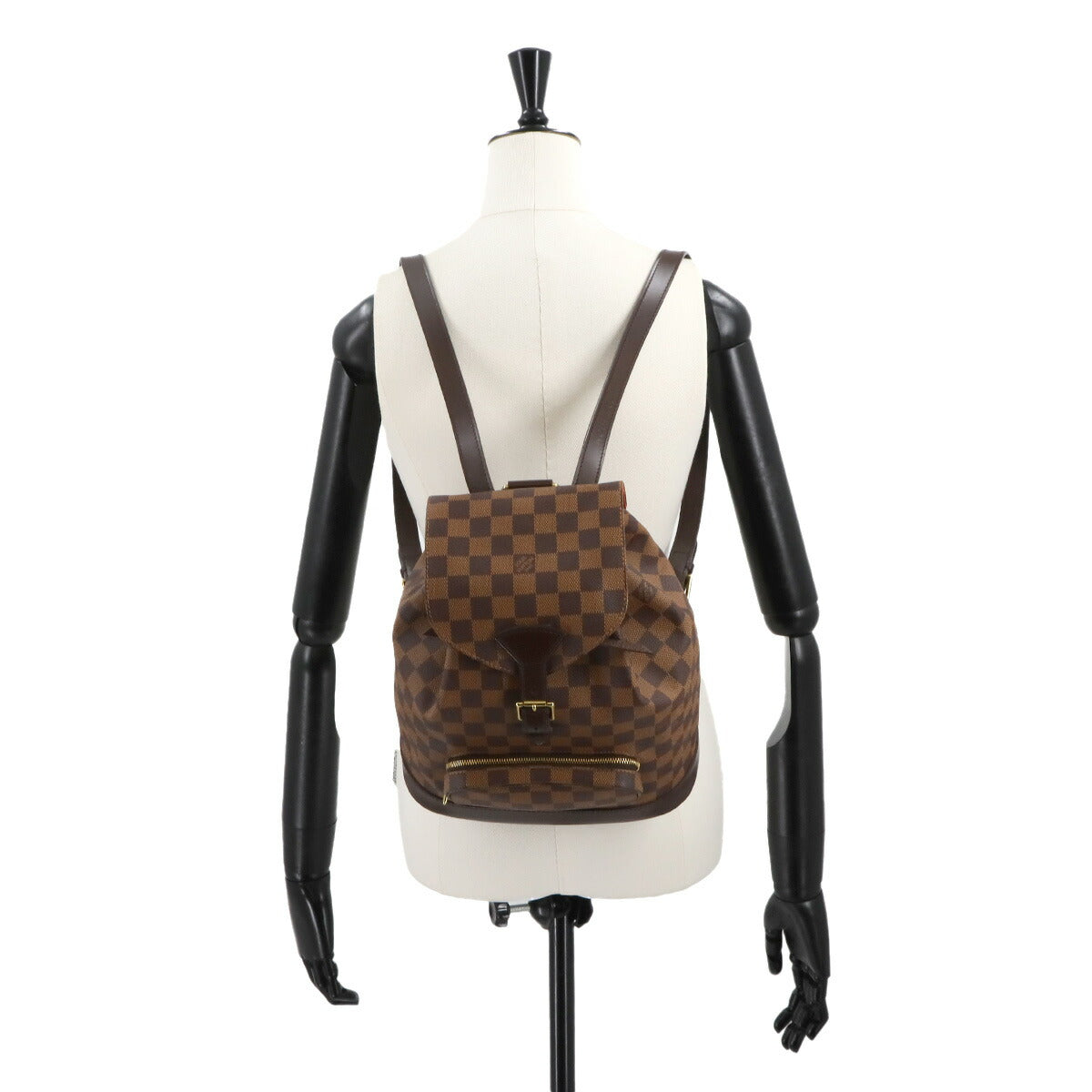 Damier Montsouris MM SPO Backpack Brown N51143 Purse