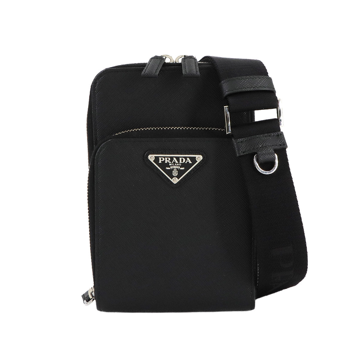 Smartphone Case Shoulder Bag Leather Nero 2ZH126 Purse