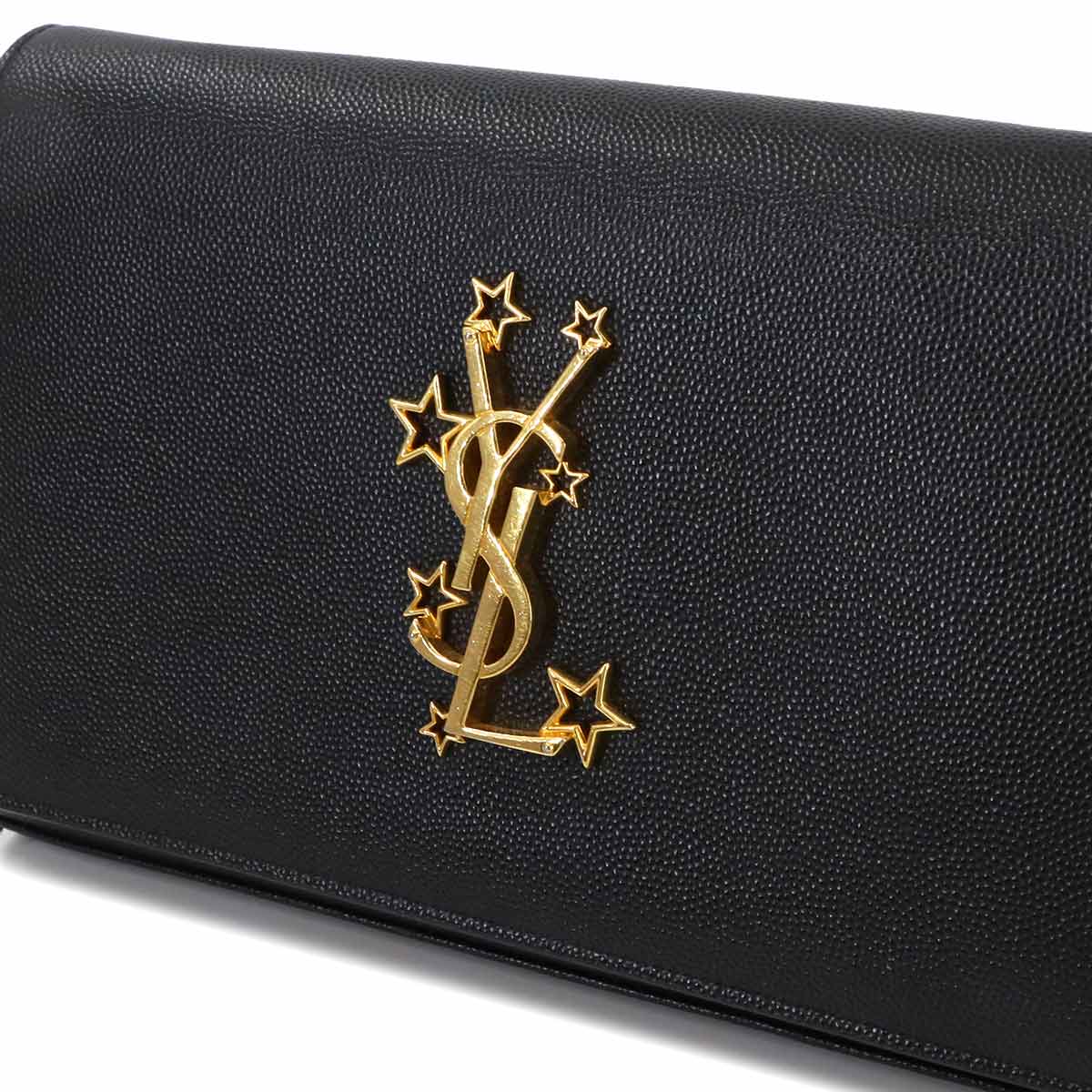Monogram Star Chain Wallet Leather Black 447933