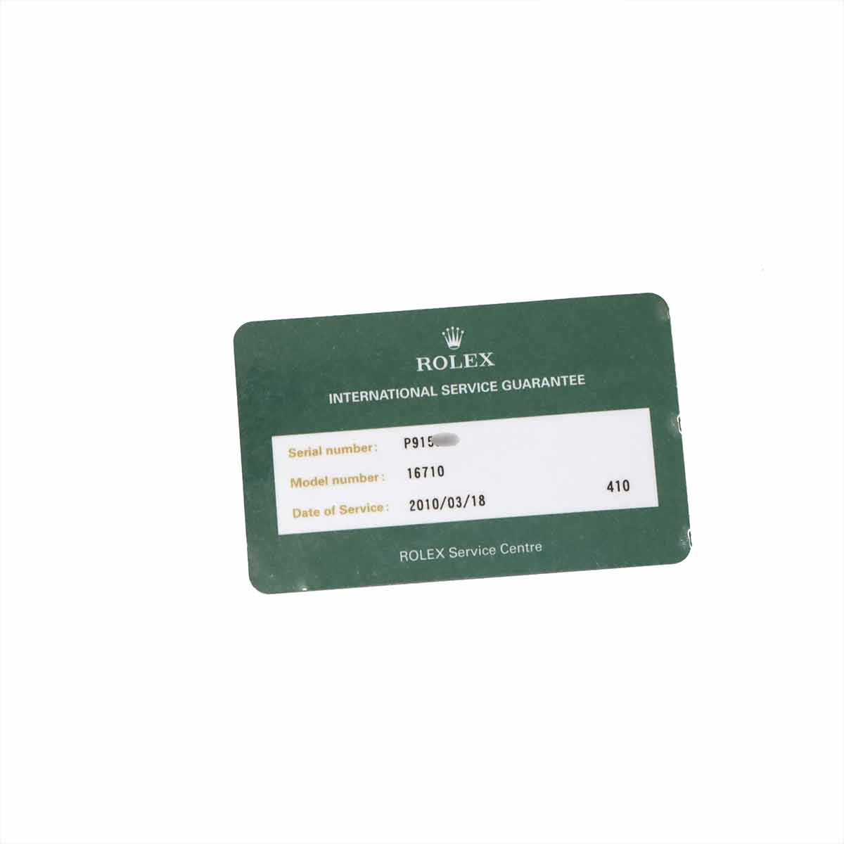 GMT Master II 16710 Serial P Date Black Dial Mens Watch