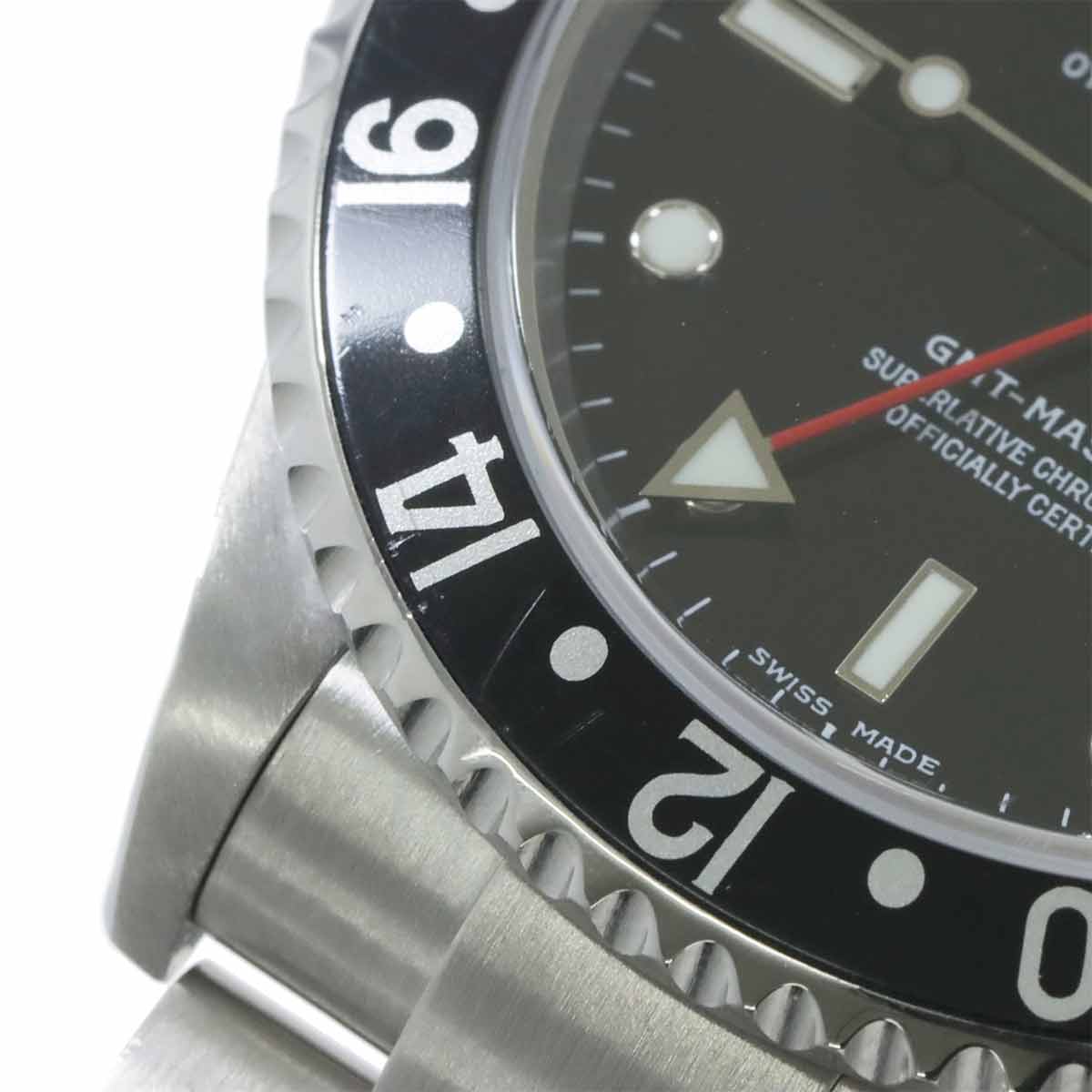 GMT Master II 16710 Serial P Date Black Dial Mens Watch