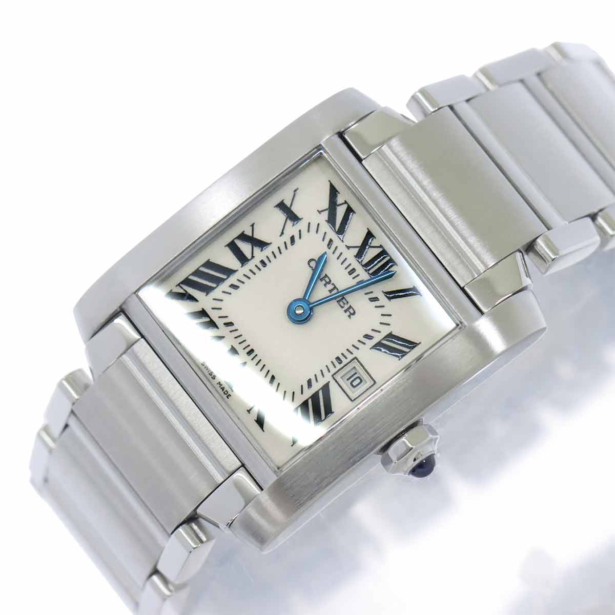 Tank Francaise MM W51011Q3 Quartz cream Dial Boys Watch