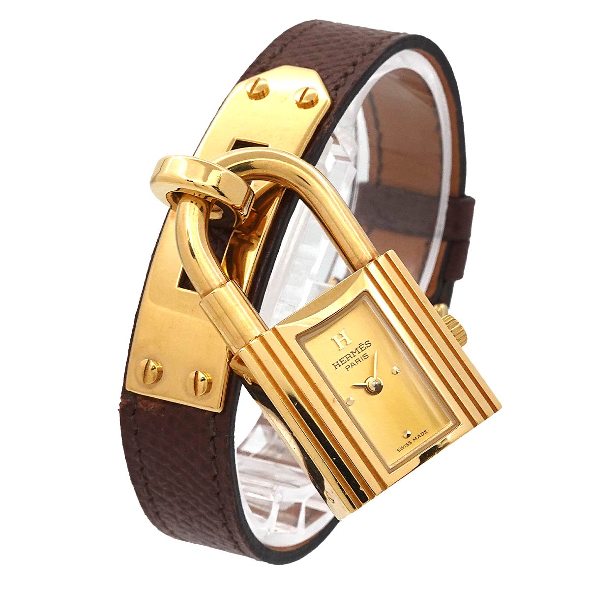 Kelly Watches Quartz Gold Dial Vintage Cadena Ladies Watch