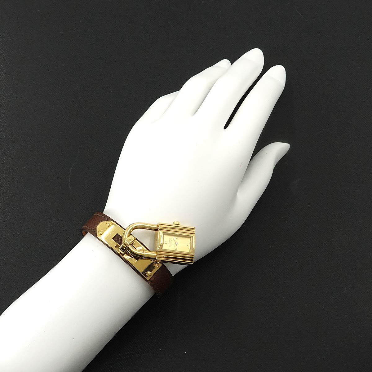 Kelly Watches Quartz Gold Dial Vintage Cadena Ladies Watch