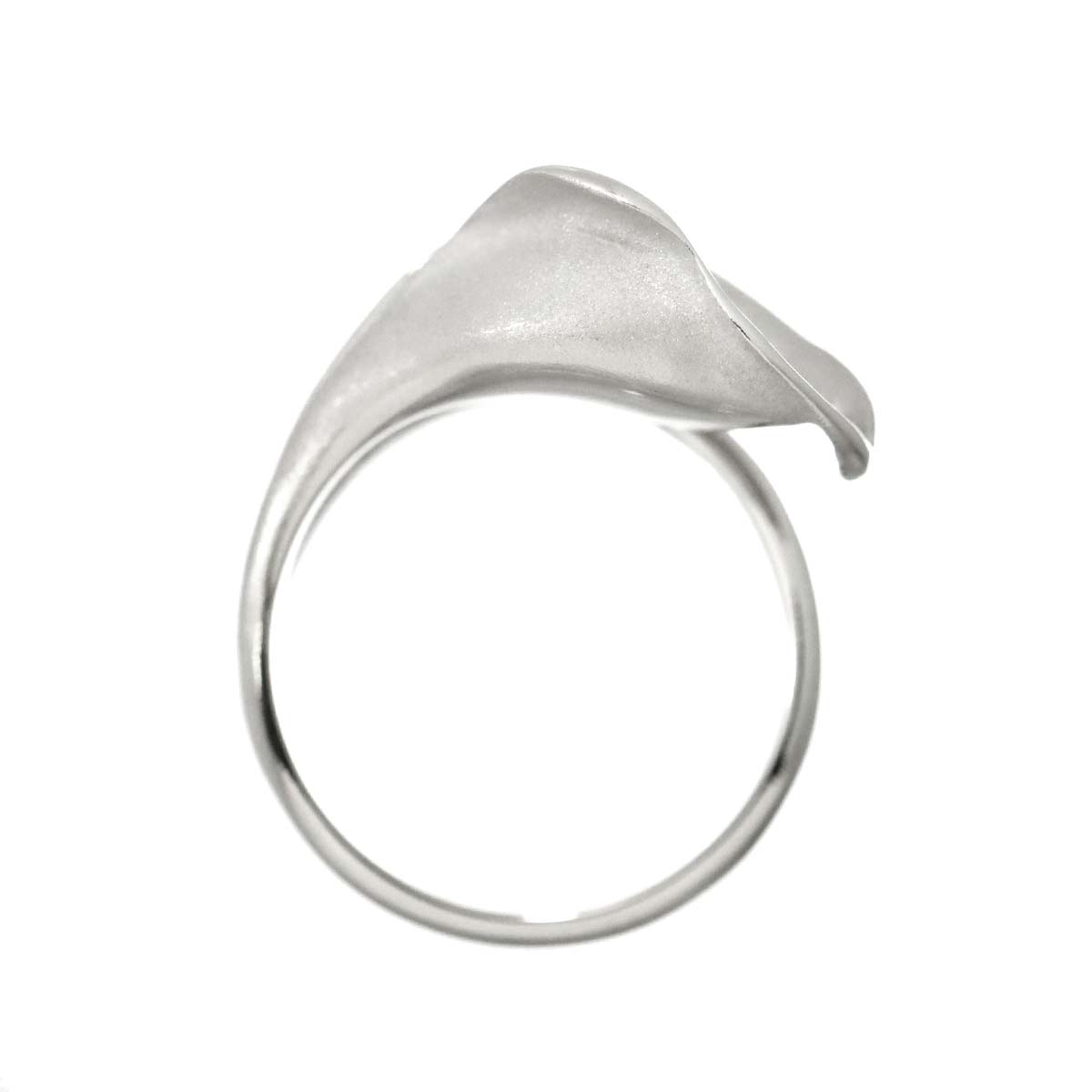 Sapphire Ring 18K WG YG 750 size6.75(US)