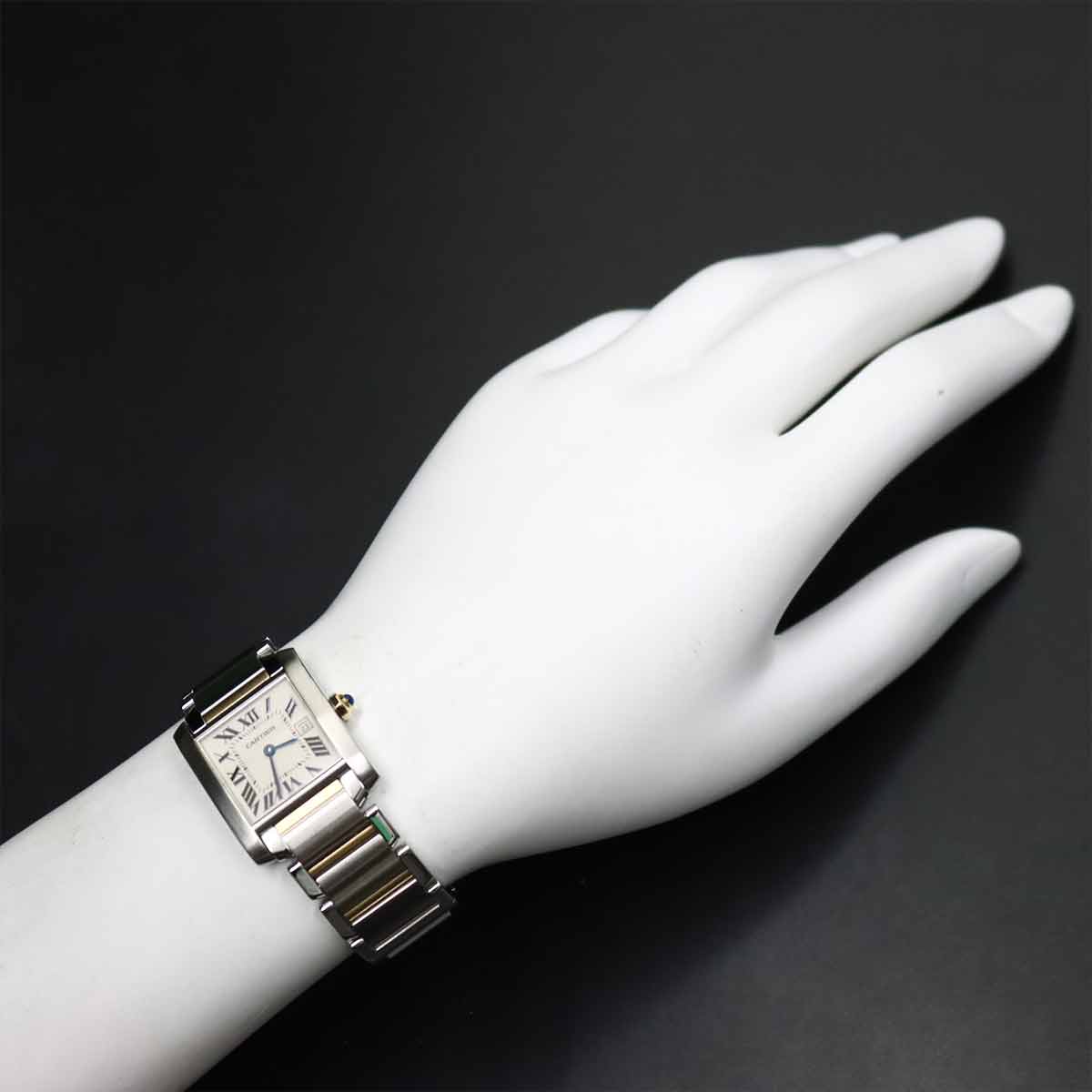 Tank Francaise MM W51012Q4 Quartz 750 YG Cream Dial Boys