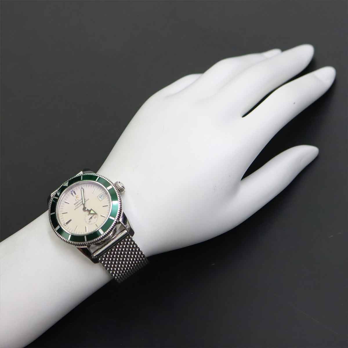 Super Ocean 38mm A37320 Automatic Cream Dial Mens Watch