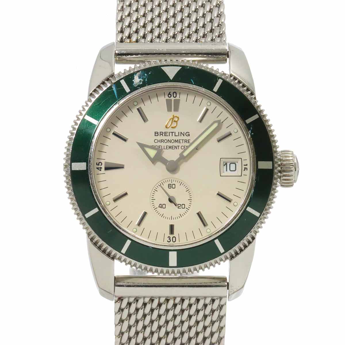 Super Ocean 38mm A37320 Automatic Cream Dial Mens Watch