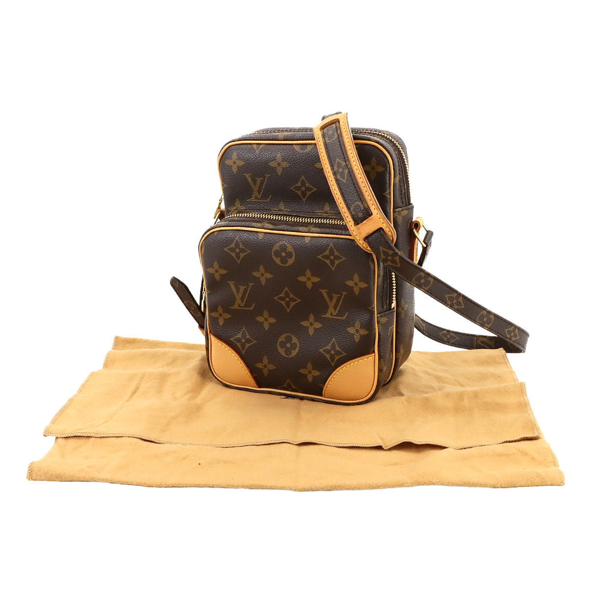 Monogram Amazon Shoulder Bag Brown M45236 LV Purse