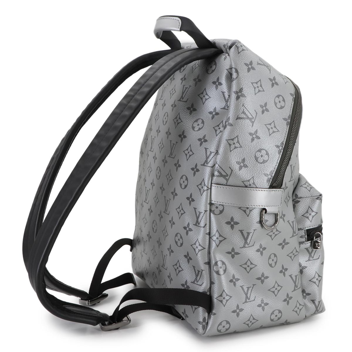 Monogram Reflect Apollo Backpack Silver Black M43845