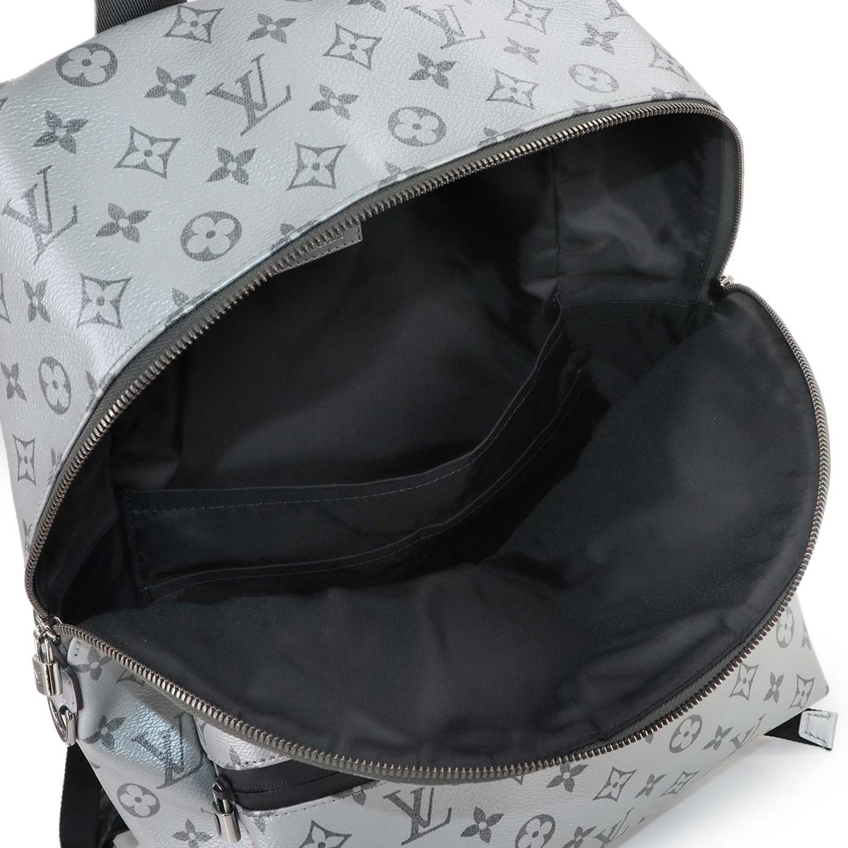 Monogram Reflect Apollo Backpack Silver Black M43845