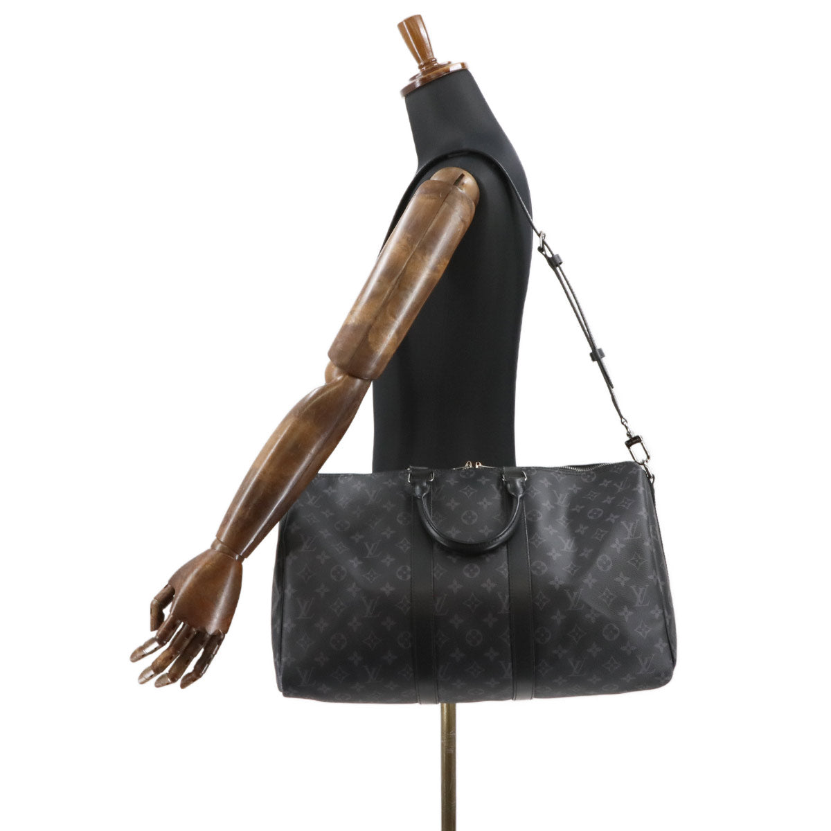 Monogram Eclipse Keepall Bandouliere 45 Luggage M40569