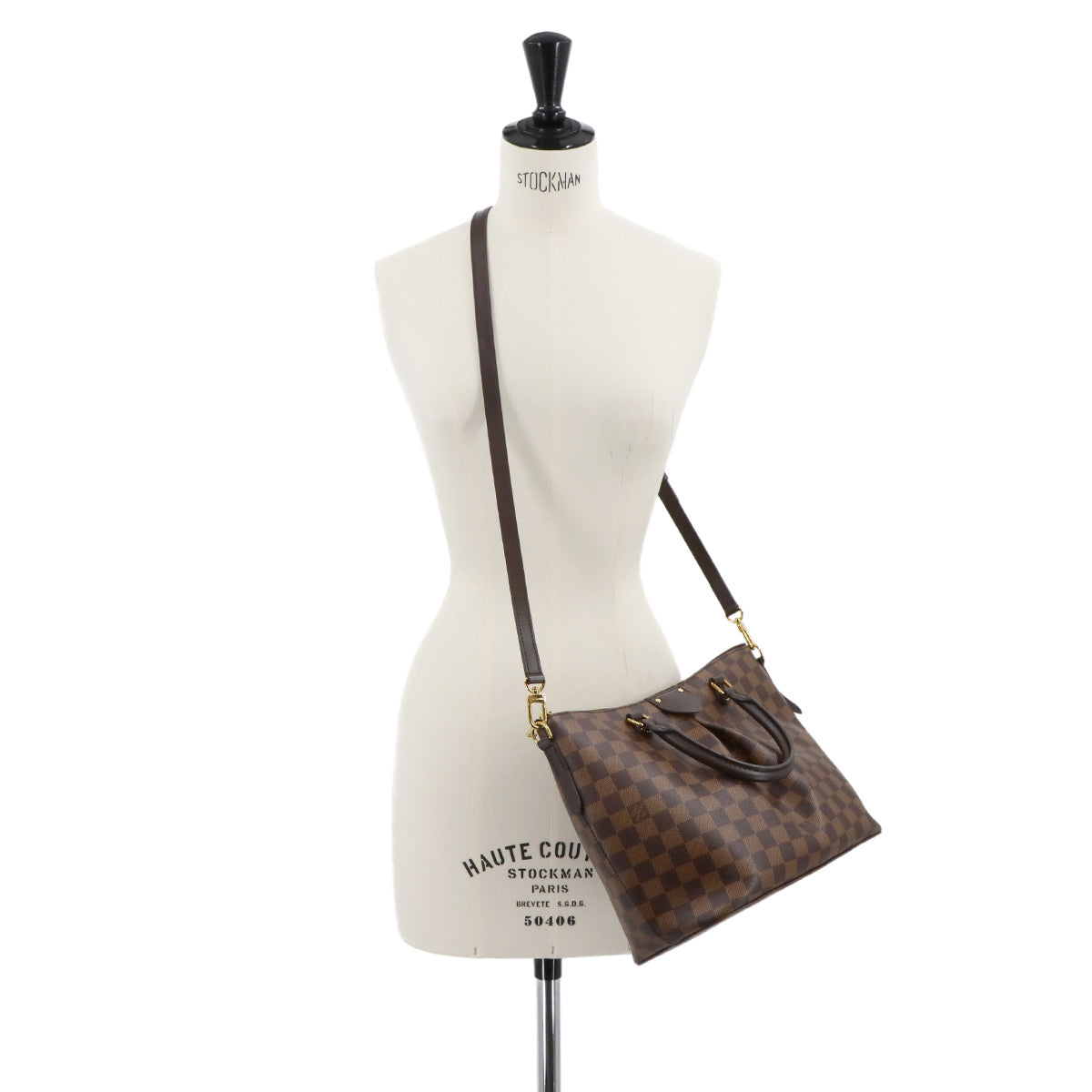 Damier Siena PM 2way Hand Shoulder Bag Ebene Brown N41545