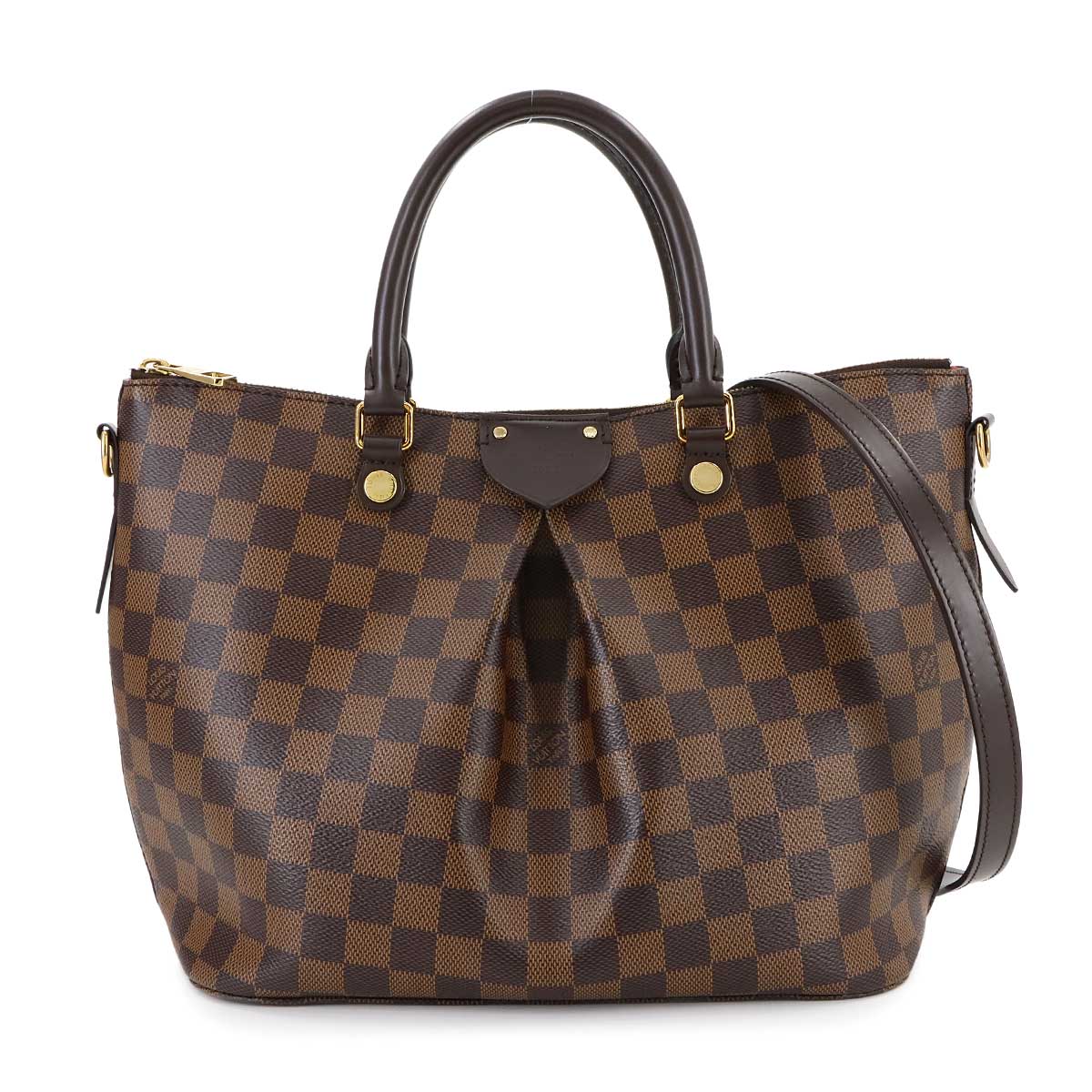 Damier Siena PM 2way Hand Shoulder Bag Ebene Brown N41545