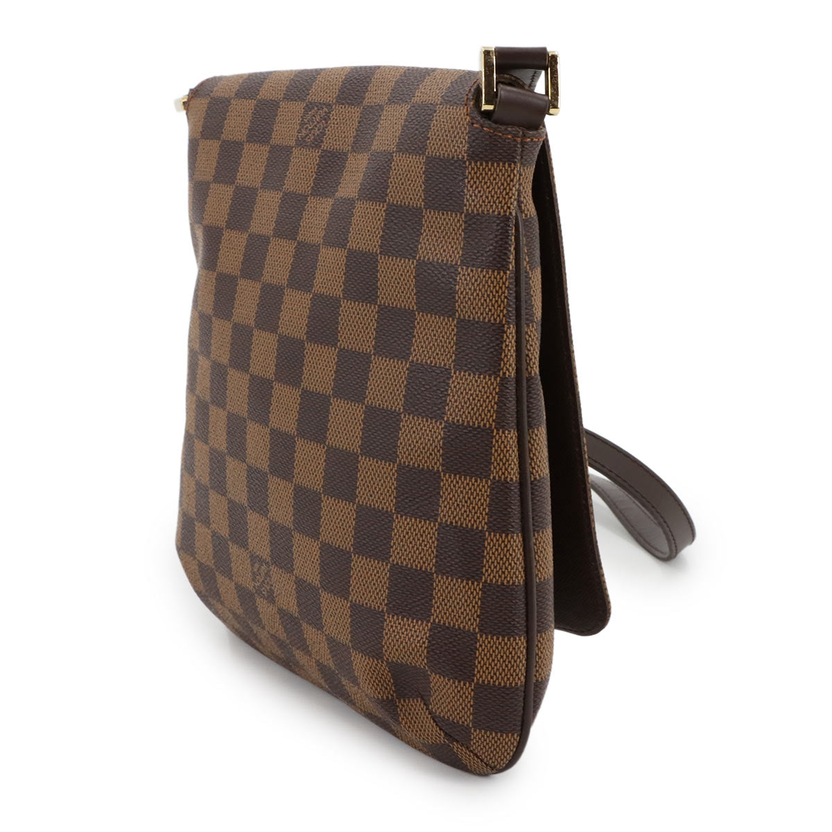 Damier Musette Salsa Long Shoulder Bag Ebene N51300