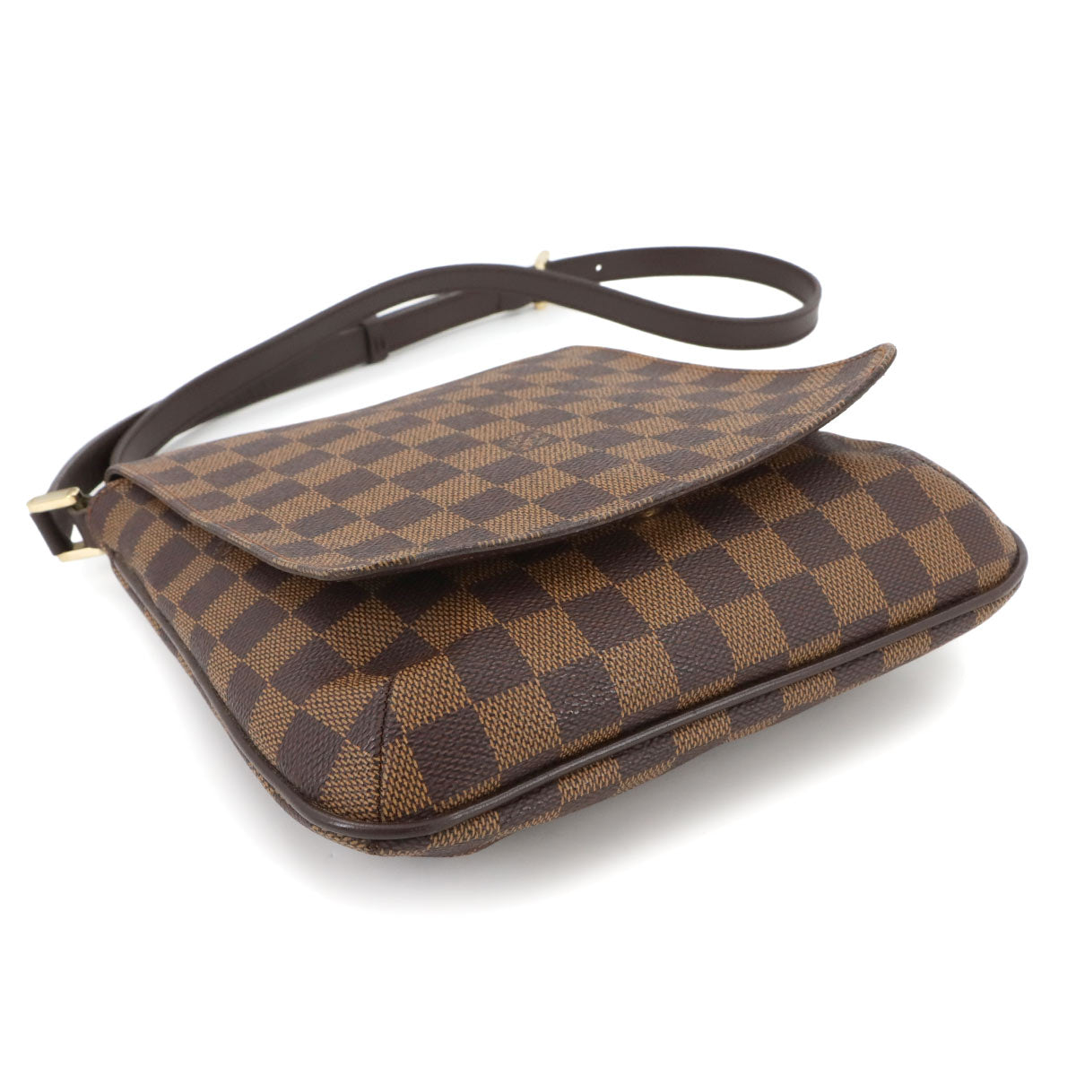 Damier Musette Salsa Long Shoulder Bag Ebene N51300