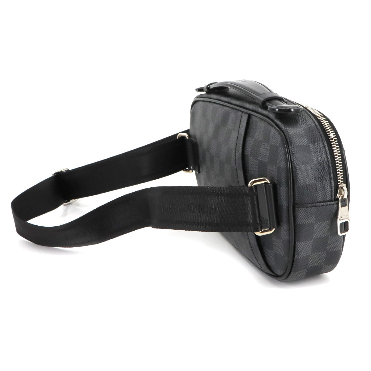 Damier Graphite Ambler Crossbody Bag Black Gray N41289