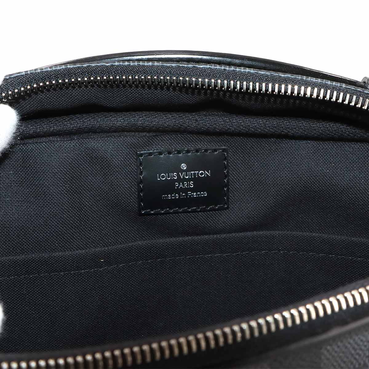 Damier Graphite Ambler Crossbody Bag Black Gray N41289