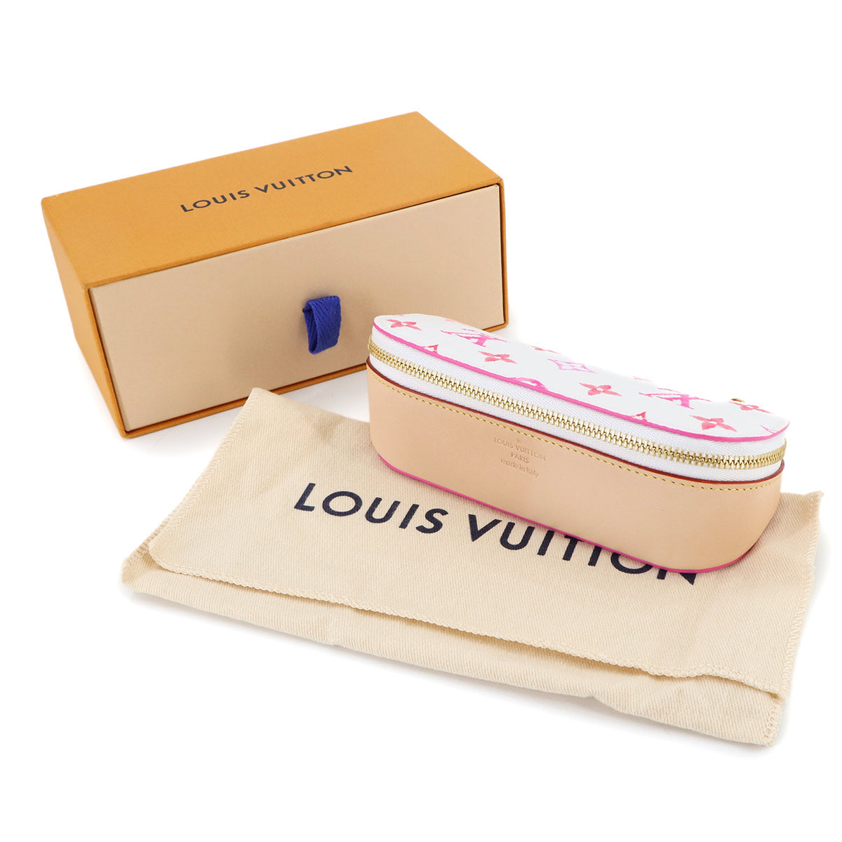 Monogram Etui Lunettes GM Glasses Case PVC Rose GI0917
