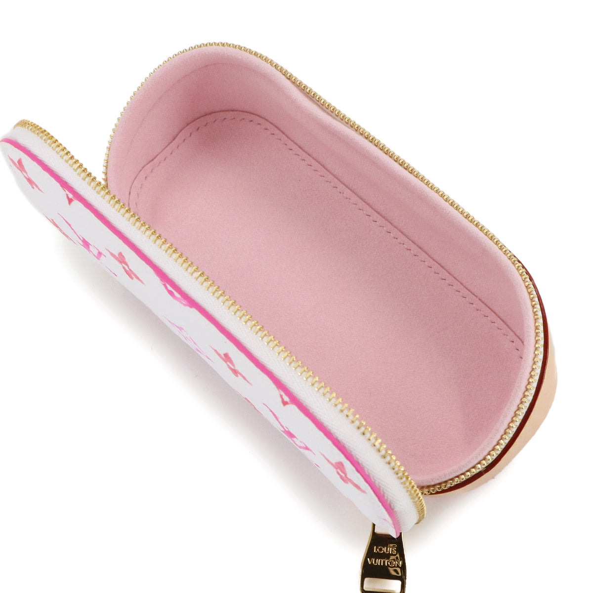 Monogram Etui Lunettes GM Glasses Case PVC Rose GI0917
