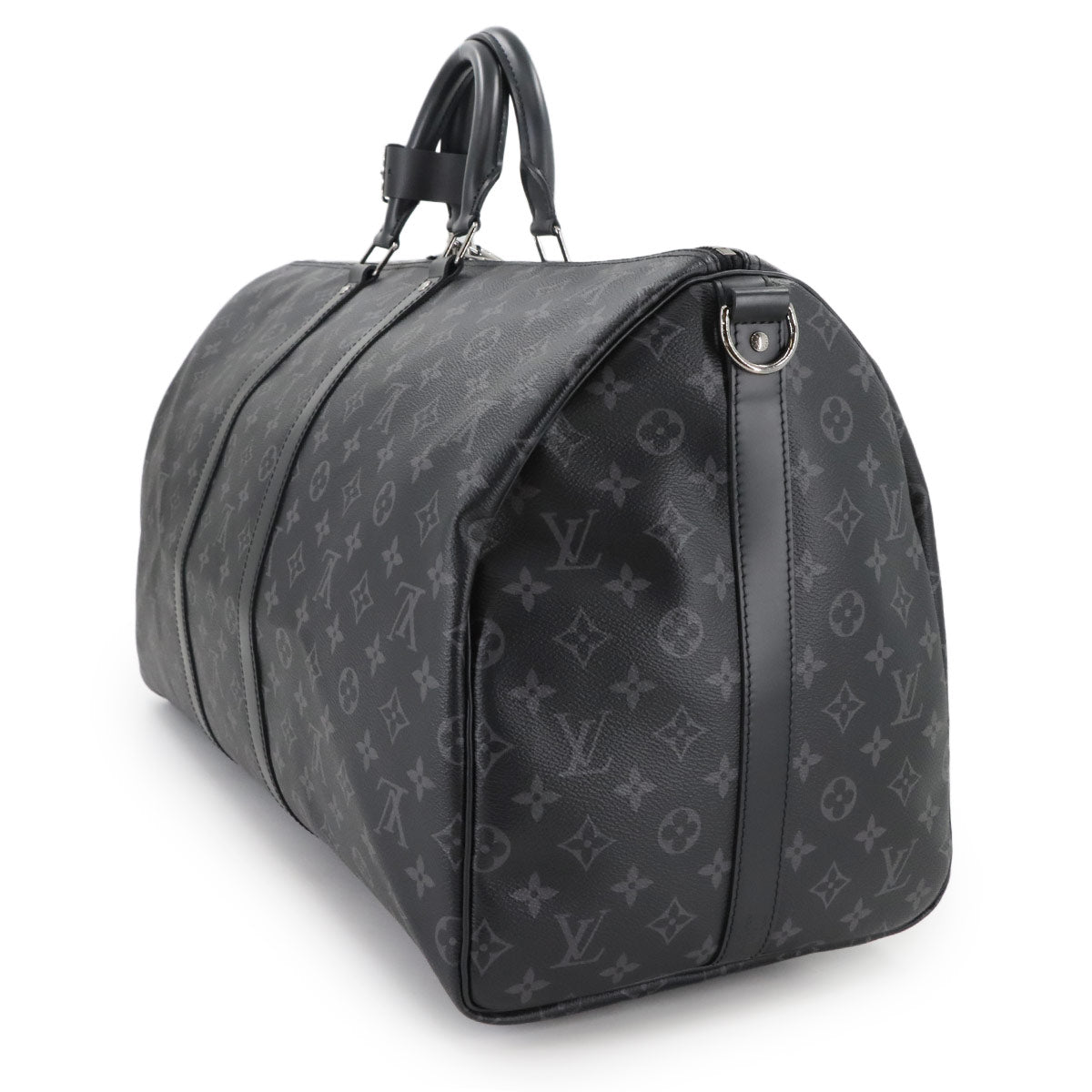 Monogram Eclipse Keepall Bandouliere 55 Luggage M40605