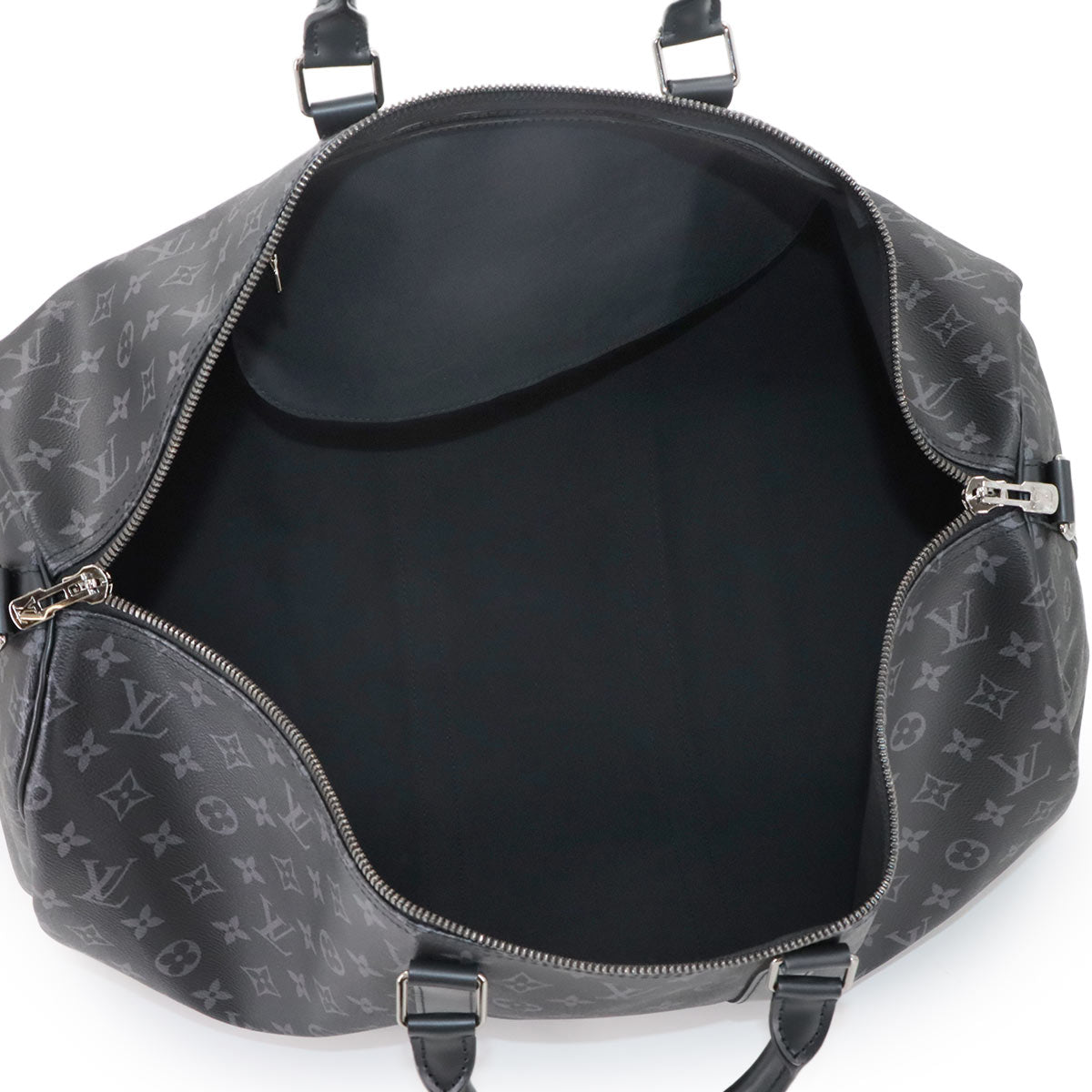 Monogram Eclipse Keepall Bandouliere 55 Luggage M40605