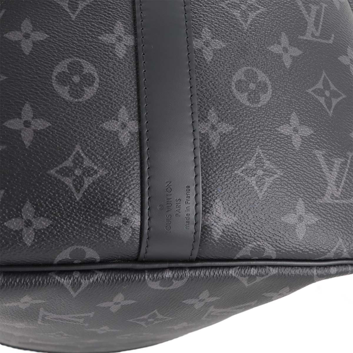 Monogram Eclipse Keepall Bandouliere 55 Luggage M40605