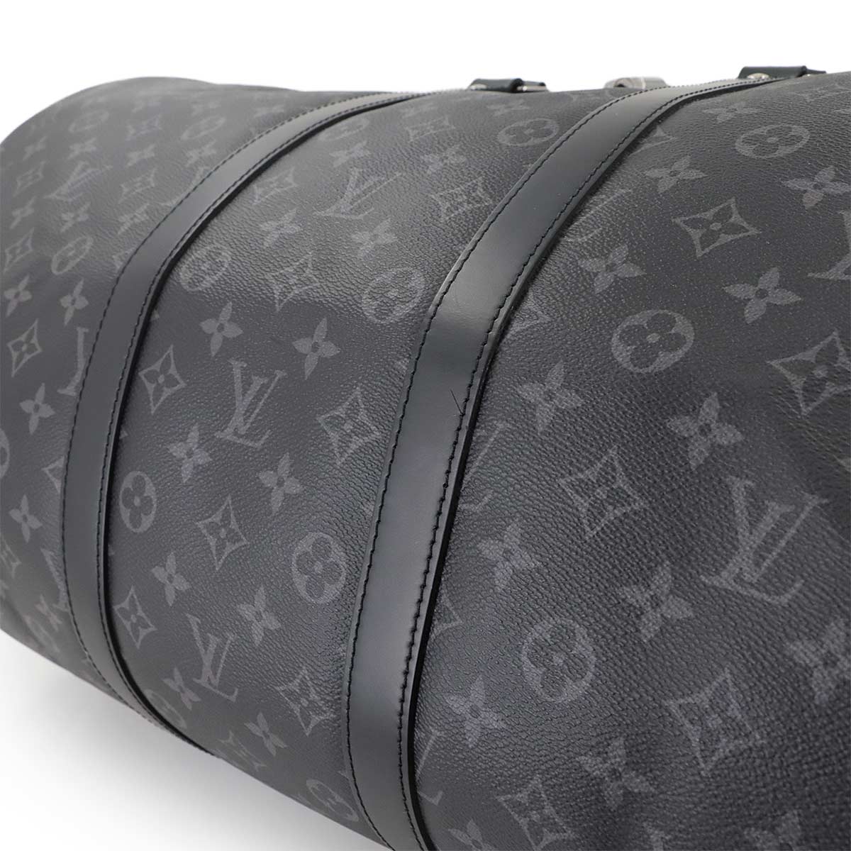 Monogram Eclipse Keepall Bandouliere 55 Luggage M40605