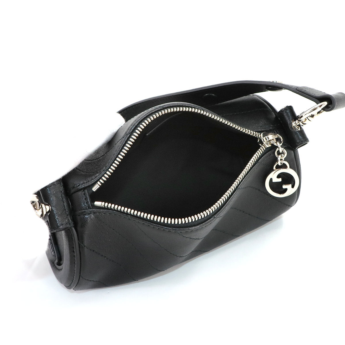 Blondy Mini Shoulder Bag Leather Black 760170 Purse