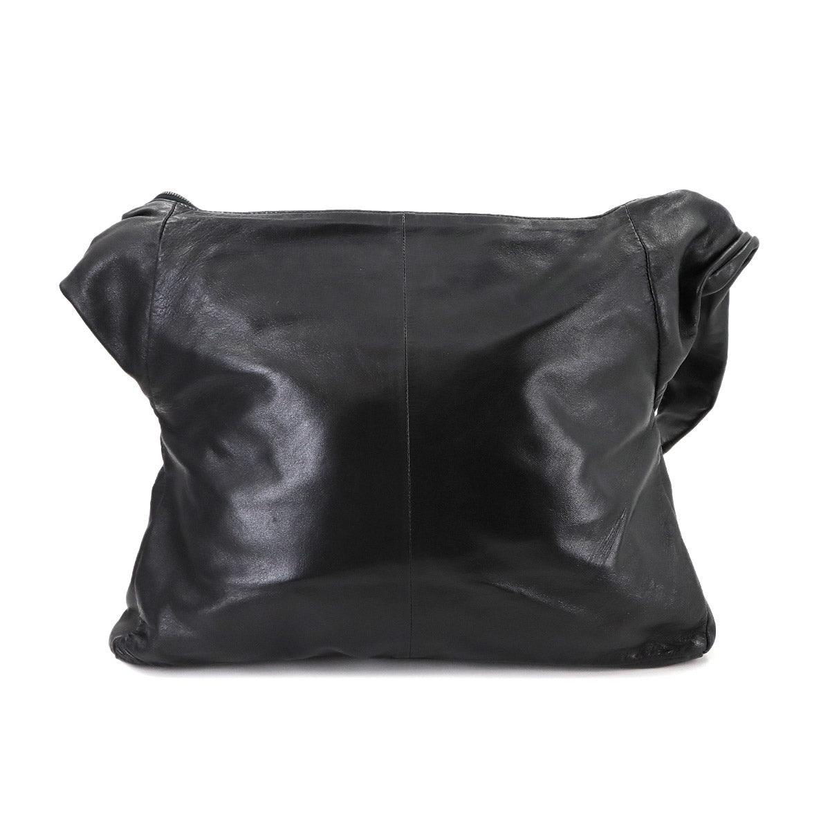 Large Girl Chanel Shoulder Bag Leather Black Purse