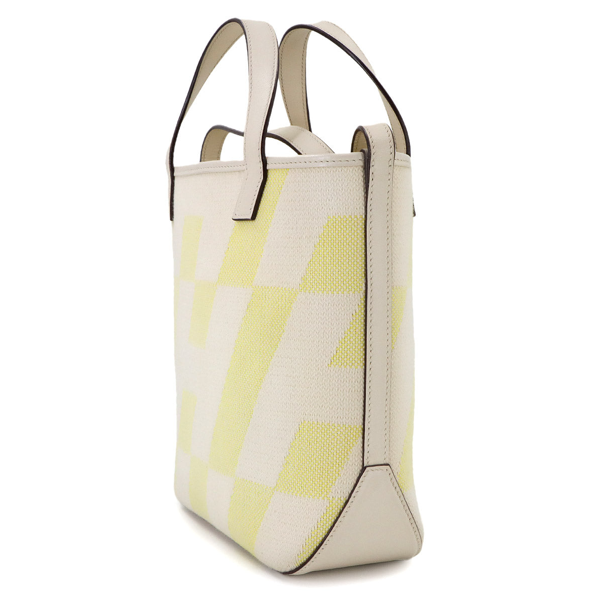 H en Biais 27 PM Tote Shoulder Bag H Toile Canvas Swift