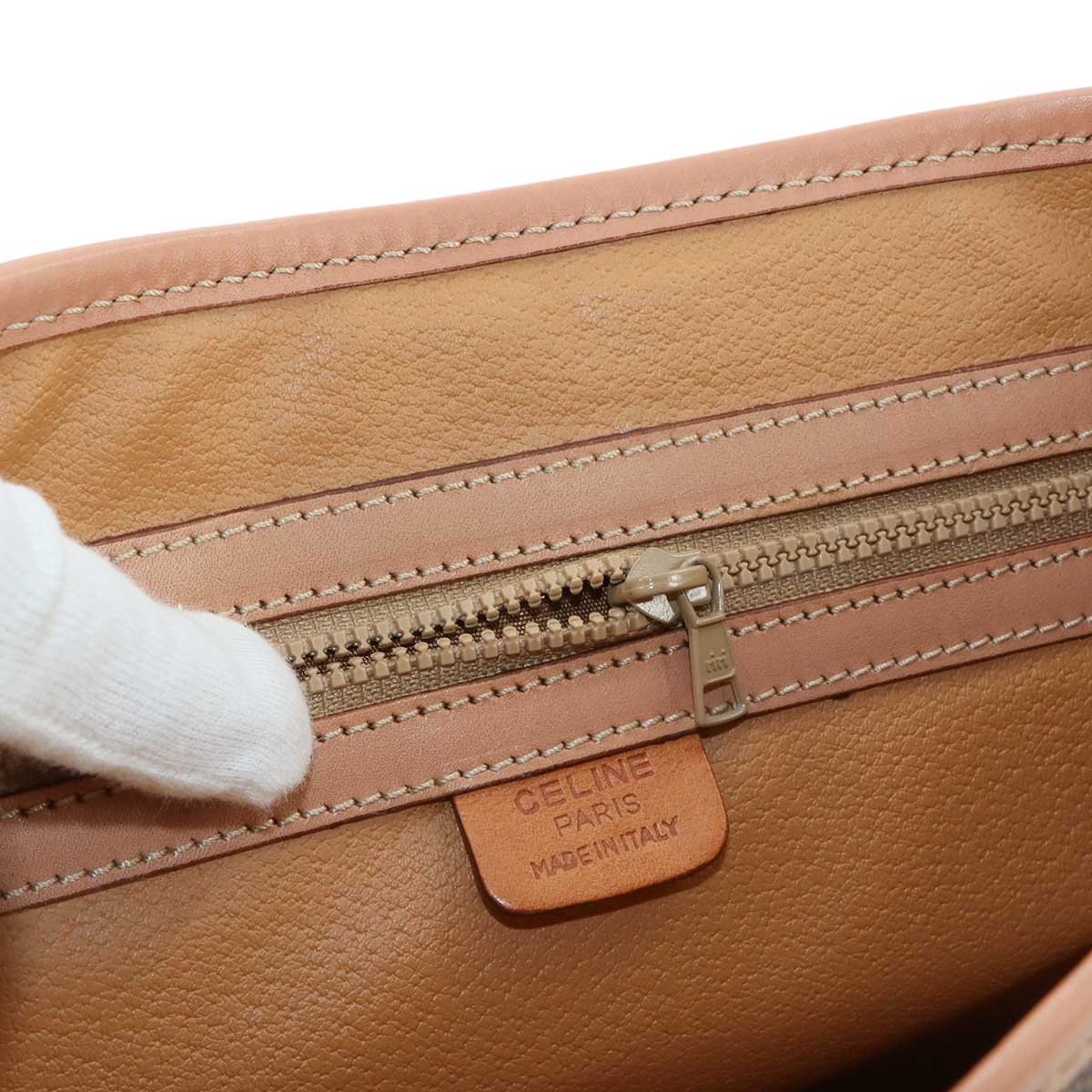 Macadam 2way Hand Shoulder Bag PVC Leather Brown Vintage