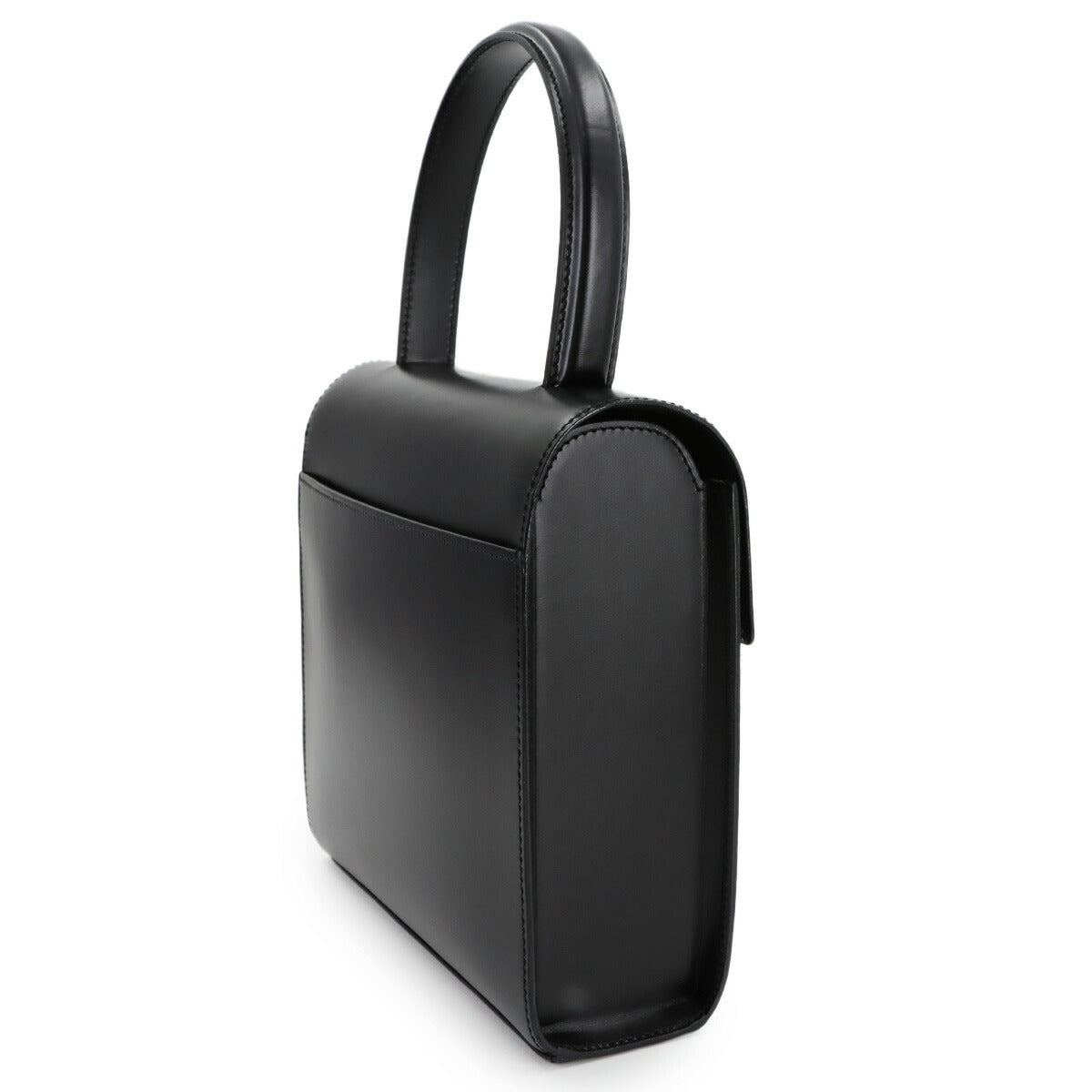 Panthere 2way Hand Shoulder Bag Leather Black Purse