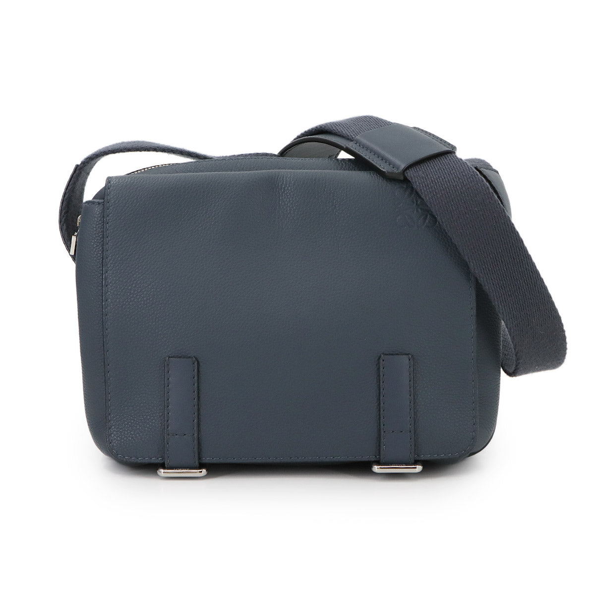 Military Messenger XS Shoulder Bag Leather Onyxblue Purse