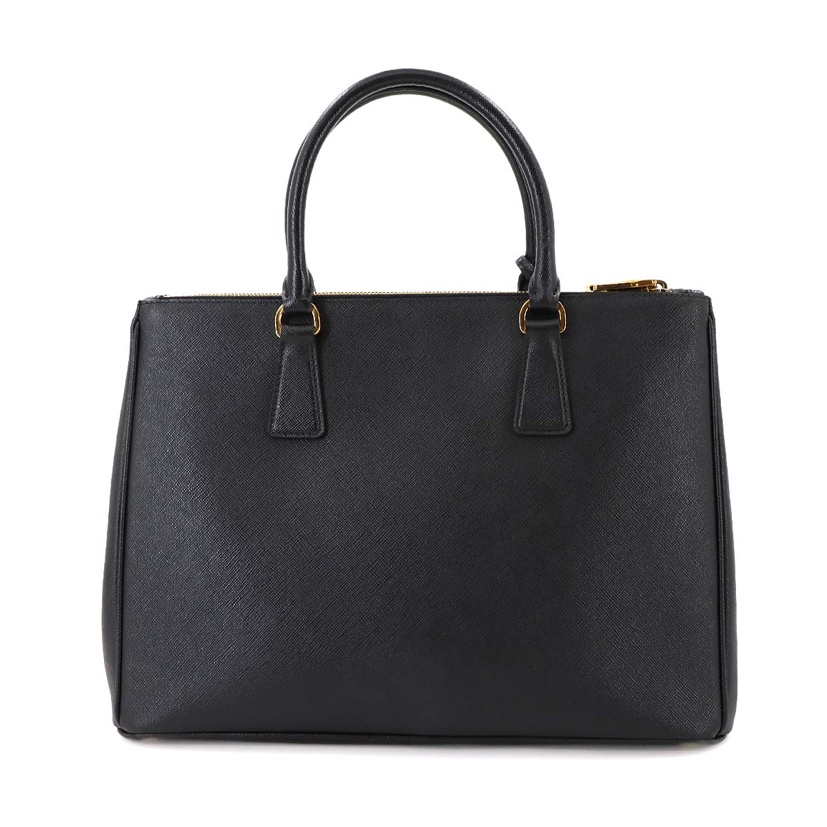 Galleria 2way Tote Shoulder Bag Saffiano Leather Black 1BA274