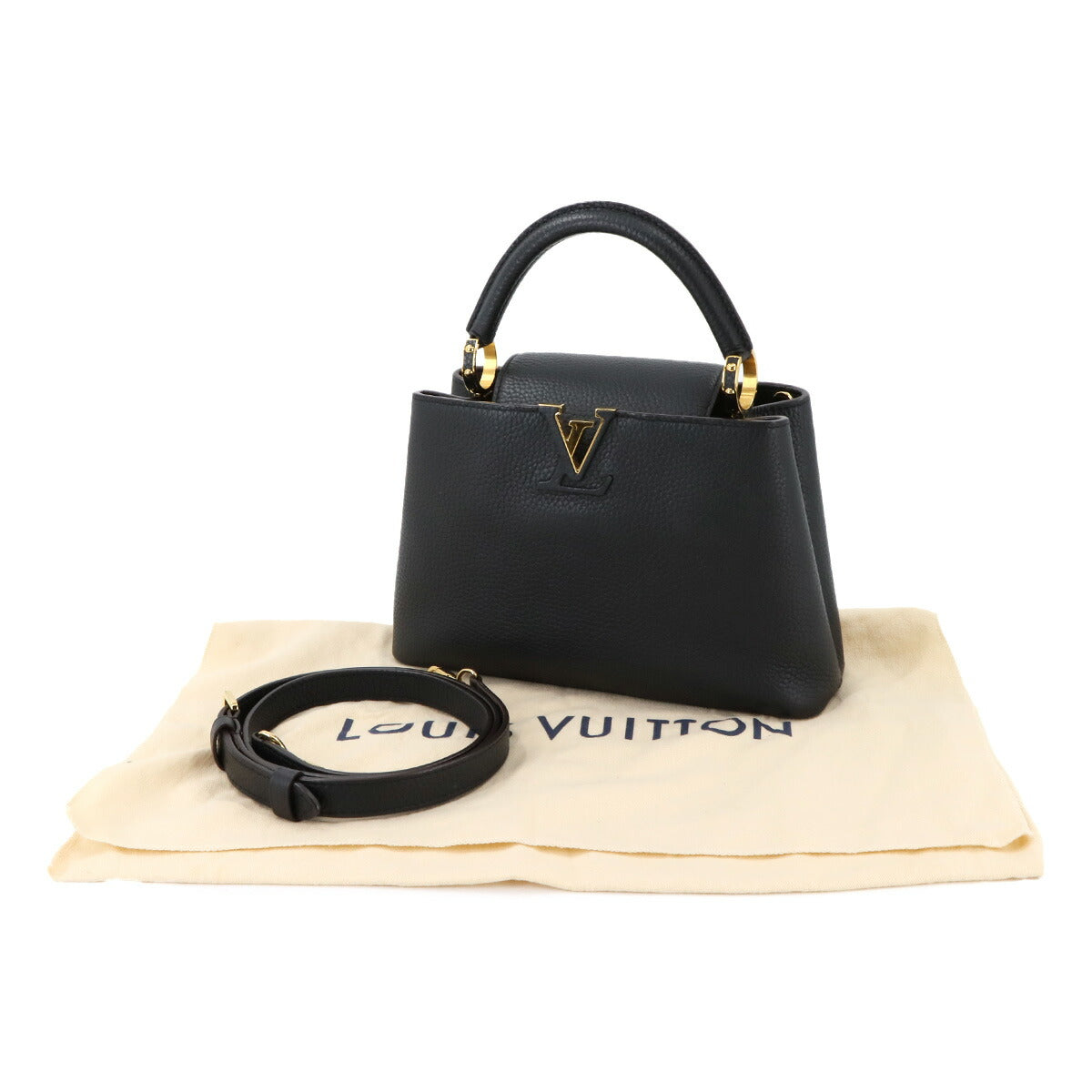 Capucines BB Hand Shoulder Bag Taurillon Leather M94755