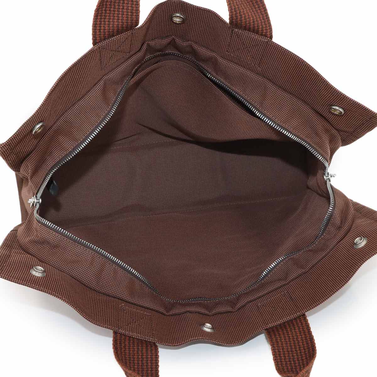 Herline Tote MM Bag Canvas Brown Unisex Purse