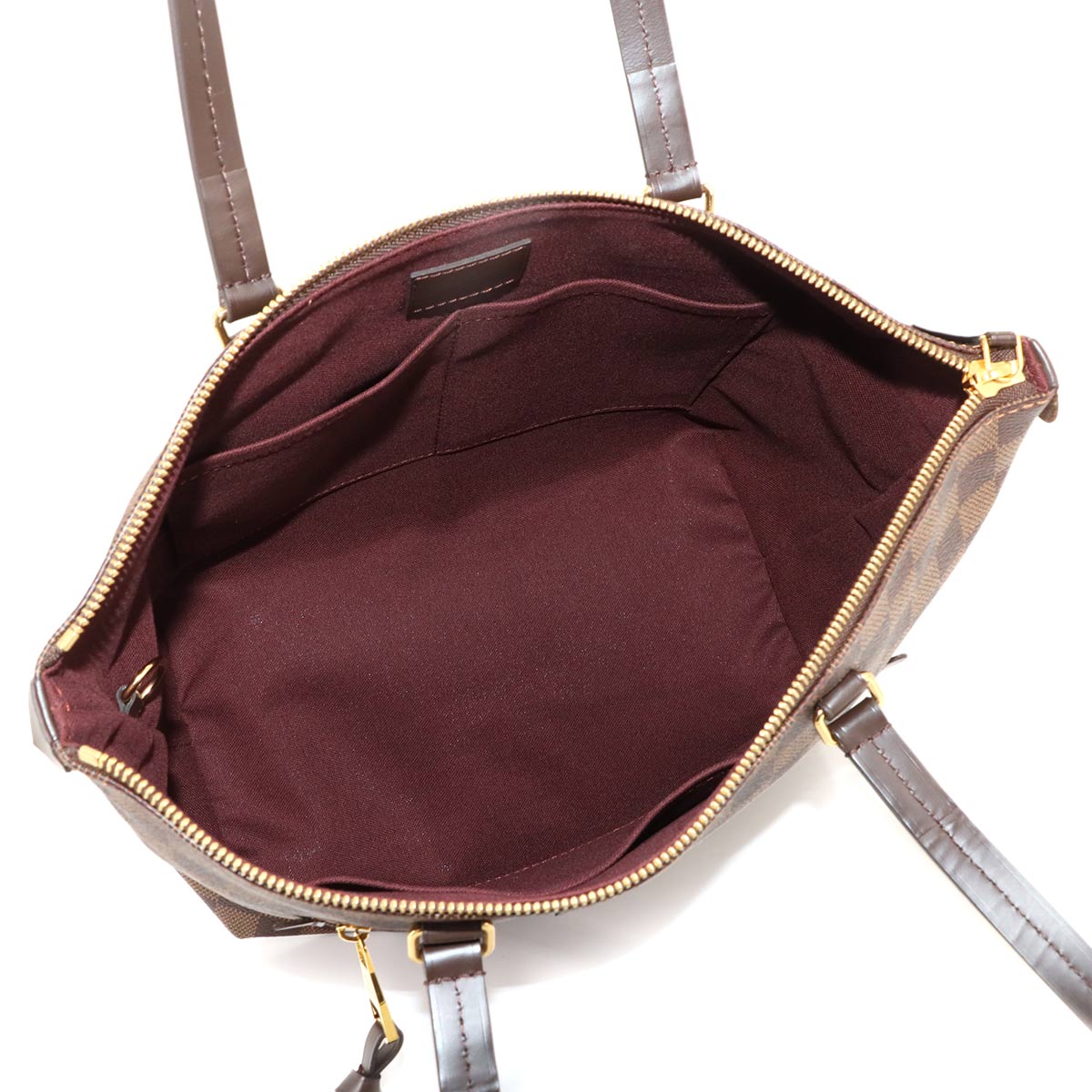 Damier Iena PM Tote Bag Ebene Brown N41012 Purse