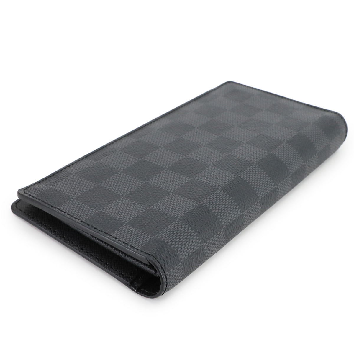Damier Graphite Brazza Long Wallet Gray N62665 Purse