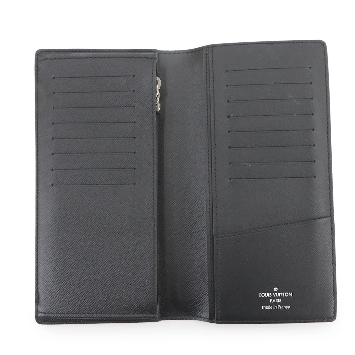 Damier Graphite Brazza Long Wallet Gray N62665 Purse