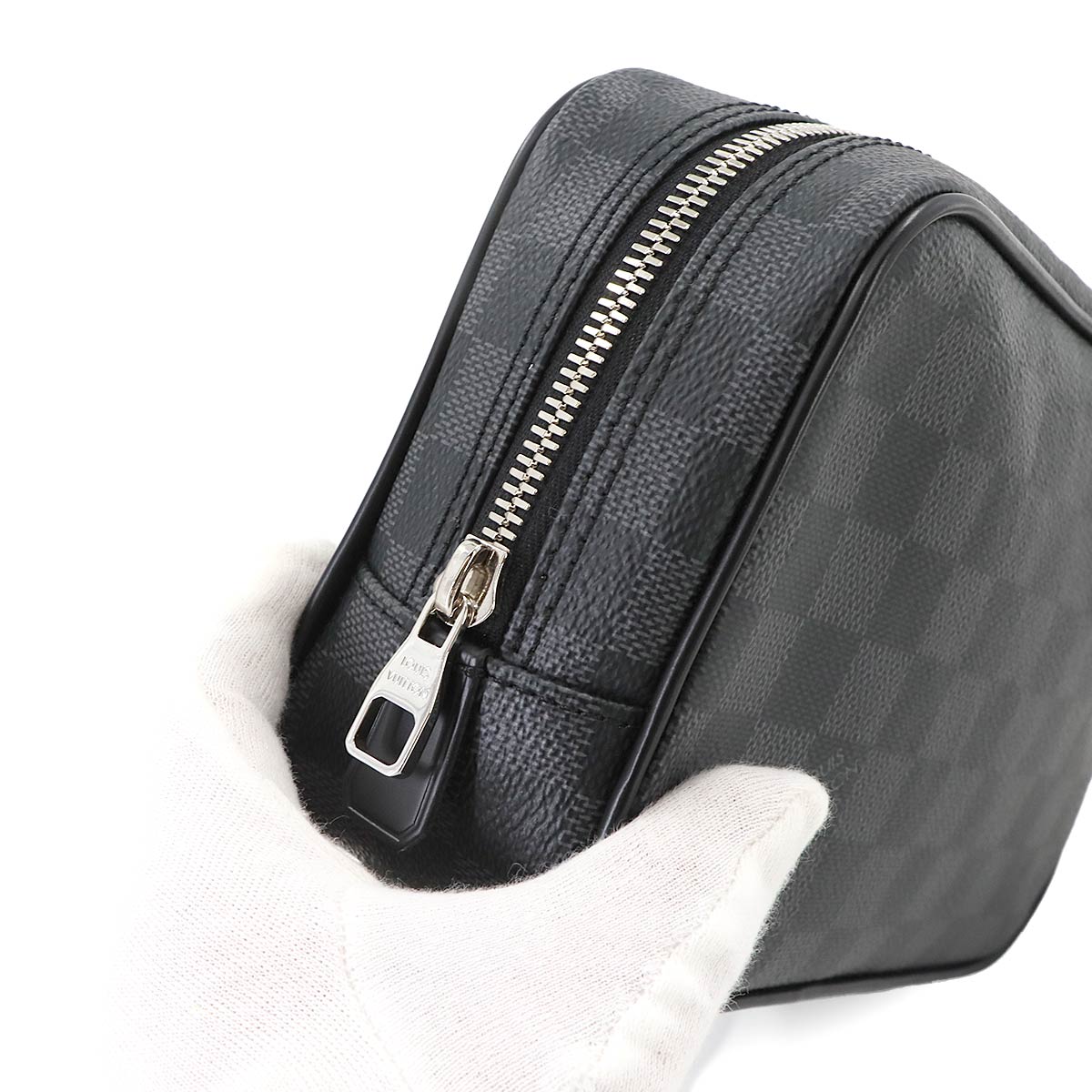Damier Graphite Truss Toilette PM Pouch N40483 Purse