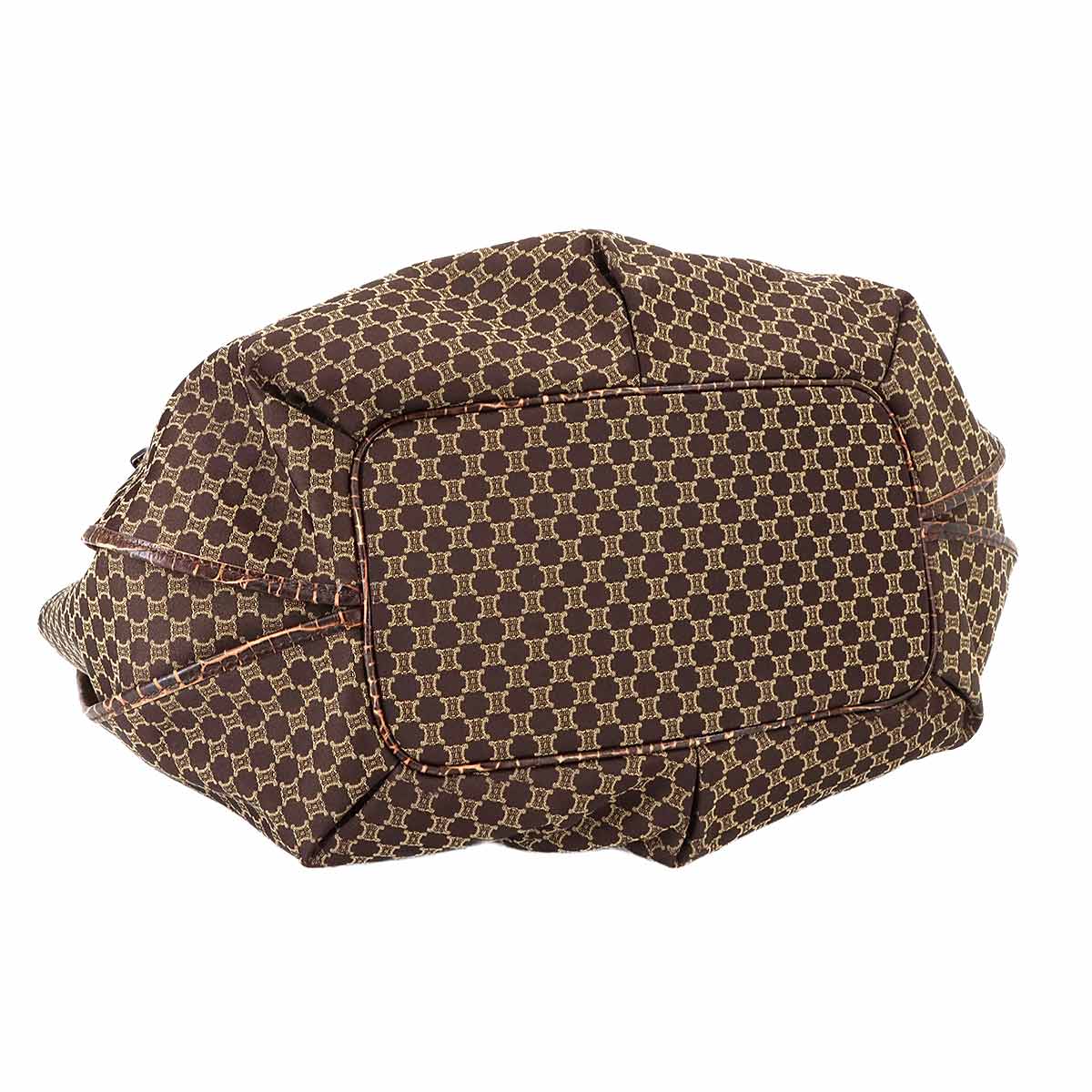 Macadam Tote Bag Canvas Leather Brown Purse